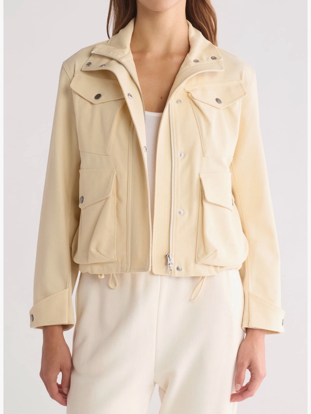 rag & bone Women's Cream Utility Jacket
